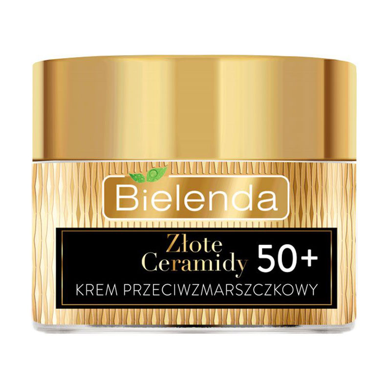 Регенерувальний ліфтинг-крем для обличчя Bielenda Golden Ceramides Cream день/ніч 50+, 50 мл